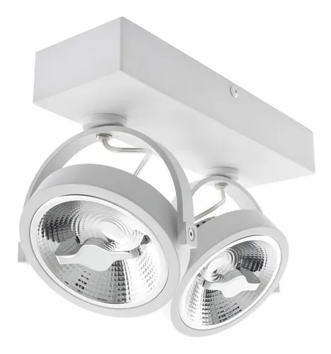 comprar Spot Orientable Con 2 Ar111  Led En Color Blanco O Negro