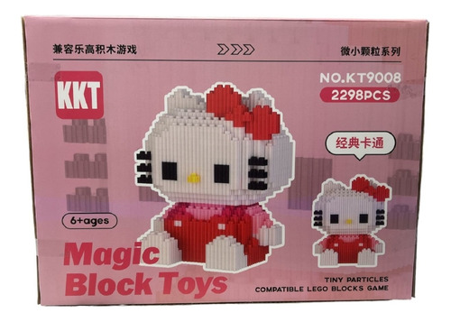 Armable 3d Micro Blocks Hello Kitty 18cm 2298 Piezas