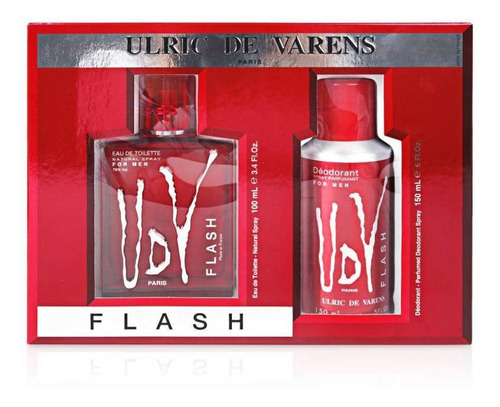 Set Udv Paris Flash Caballero 100ml Edt
