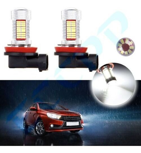 2x Fog Lamp Bright H11 H8 H9 Headlight Driving Cree Led Ecc1