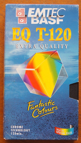 Vhs Usado Fita De Video Basf Eq T120