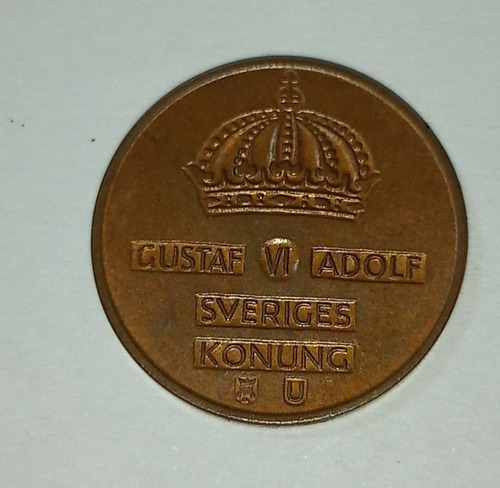 Moneda De Suecia 2 Ore 1971 V.f. Km821