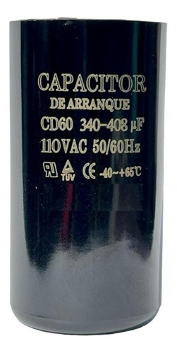 Capacitor De Arranque 340-408mfd Uf Motor Bomba Compresor