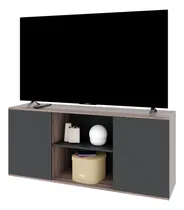 Comprar Rack Mesa Para Led Tv Melamina Texturada Moderno Minimalista Color Nebraska\u002Fnegro