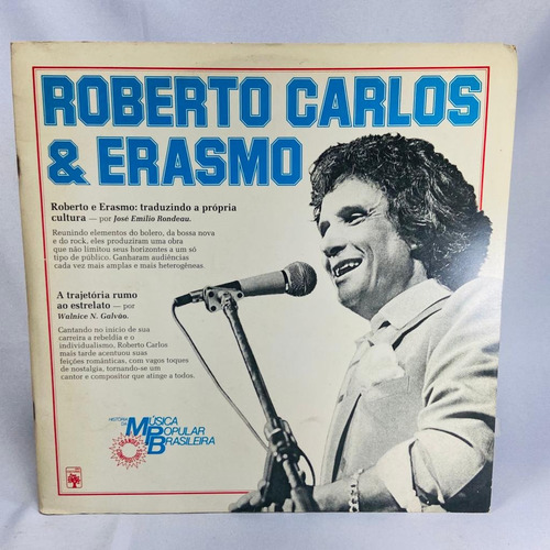  Disco Vinil Lp Original Roberto Carlos & Erasmo - Usado