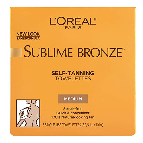 Bronceador  L'oreal Sublime Bronze Toallitas Autobronceadora