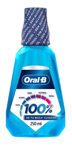 Enjuague Bucal Oral-b Menta Refrescante 100% De 250 Ml 4