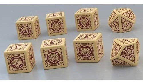 Eitri Bloody Dice Polyedral - Juego De 7 Troqueles Para Juga