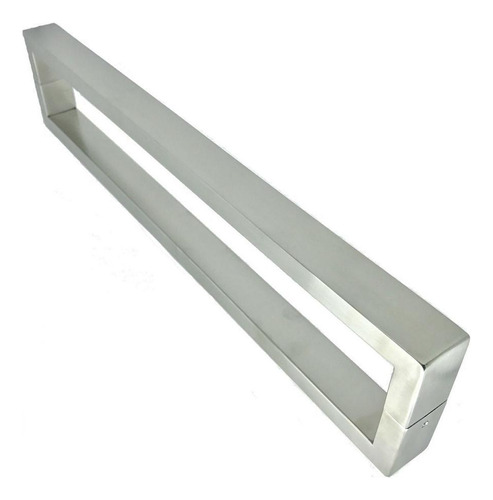 Puxador Geris Duplo H40 600mm Inox Polido A457ip Cor Cinza