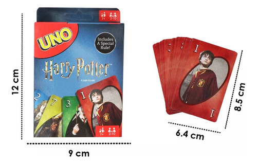 Kit De Cartas Uno Harry Potter+ Bufanda A Elegir De Hogwarts