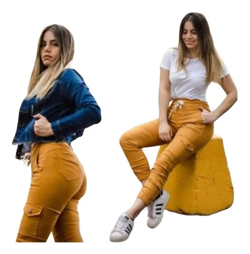 Pantalon mostaza mujer new arrivals