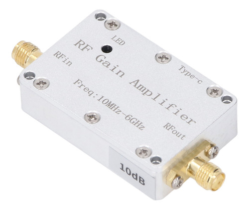 Amplificador De Ganancia Rf De Bajo Ruido 10mhz-6ghz 10db Pr
