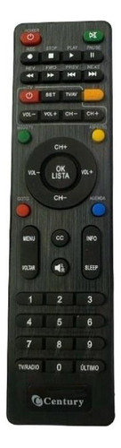 Controle Remoto Para Receptor Century Midiabox Hdtv B3