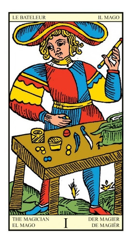 Imagen 6 de 6 de Tarot Of Marseille, Folleto Y 78 Cartas, Tarot De Marsella