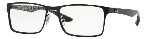 Ray-ban Rb8415 2848 Square Negro Fibra De Carbono Dorado