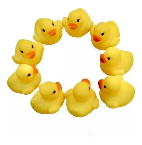 Patitos Para Bañera De Hule 40 Pz