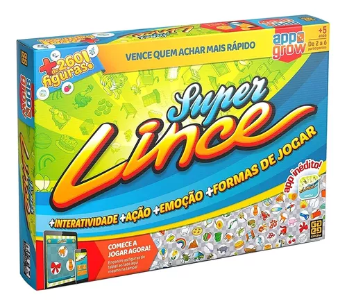 Jogo De Tabuleiro Divertido Para Crianças Super Lince - Grow