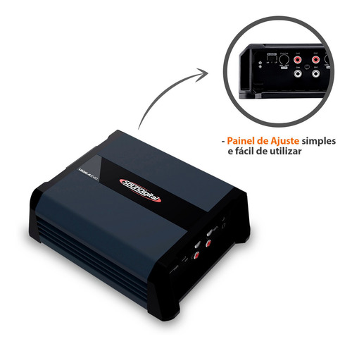 Amplificador Digital Evo 4.0 Soundigital Módulo Com 4 Canais