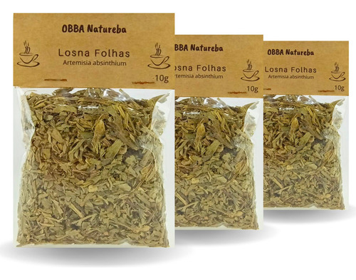 Kit 3chá De Losna 100% Pura Verdadeira Artemisia Absinthium