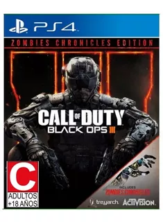 Call Of Duty Black Ops 3 Zombie Chronicles Edition Ps4