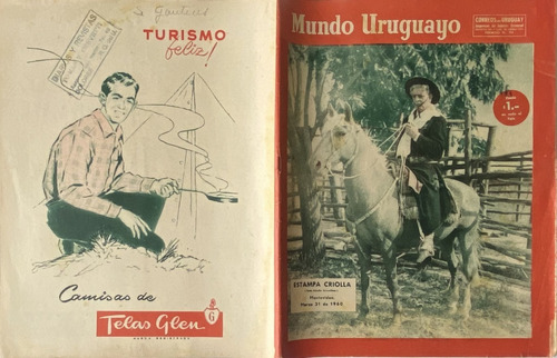 Mundo Uruguayo N° 2135 Tablados Premiados  1960  B8