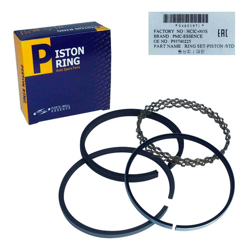 Imagen 2 de 8 de Anillos Std Aveo 2012 2013 2014 Lt Ls Speed Original