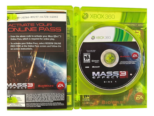 Mass Effect 3 Para Xbox 360 Físico (Usado)