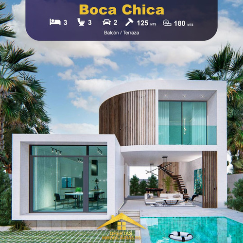 Villas Modernas En Boca Chica 