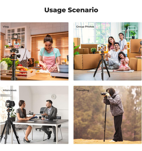 Concepto K&f 756 Trípode De Cámara, Trípodes Dslr De Pesado