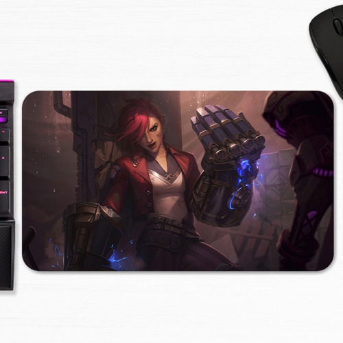 Mouse Pad Vi Arcana Lol Splash Art Gamer M