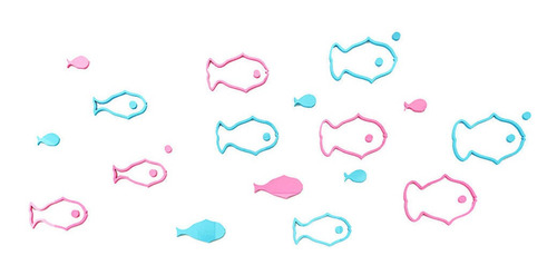 Sticker 3d Peces 