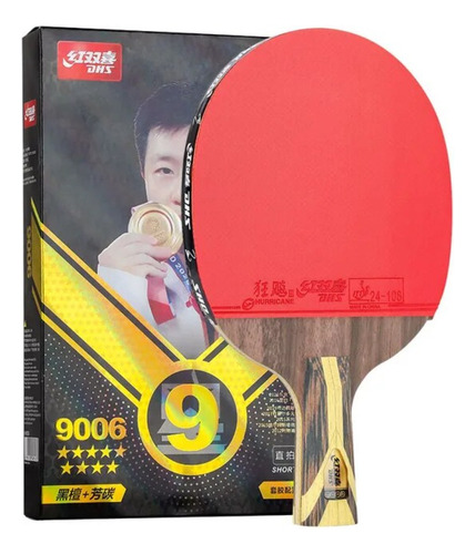 Raqueta Profesional Dhs Ma Long 9006 Lapicero Tenis De Mesa 