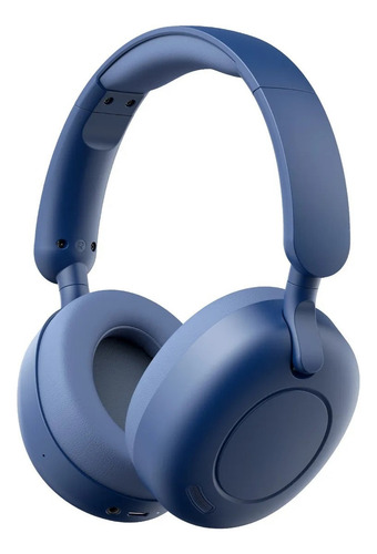 Audífonos Bluetooth 5.3 Igad Hi-res Inalámbricos Diadema Cancelación De Ruido Con Micrófono Y Cable Tipo C Azul