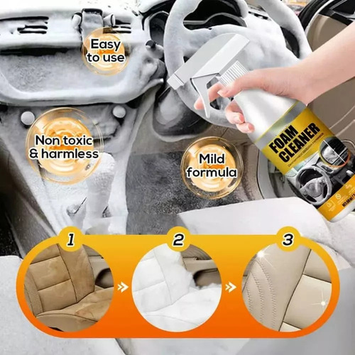 Limpador De Espuma Em Aerossol Para Carros