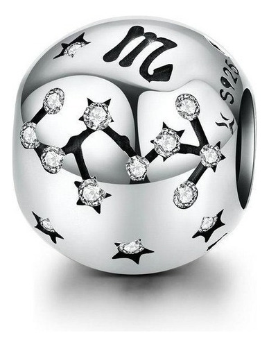 Dije Signo Escorpio Plata Fina 925 Para Charm Pandora Regalo