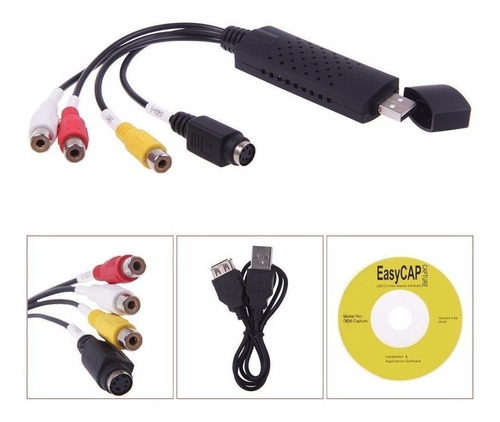 Convertidor Usb Dvr Cctv Rca Captura Video Audio Grabar Enpc