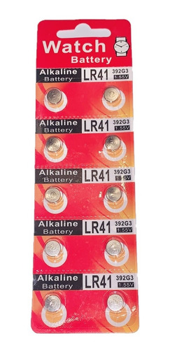 10 Pilas Bateria Lr41 Ag3 Para Reloj Luminosos Calculadora