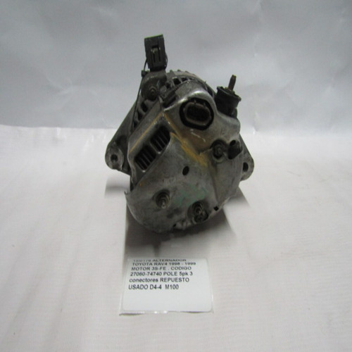 Alternador Toyota Rav4 1998-1999 3s-fe . Codigo 27060-74740 (Usado)
