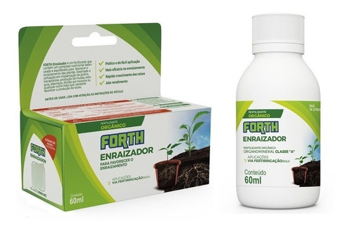 Fertilizante / Adubo Enraizador Forth 60ml - Rende 12 Litros