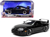 Comprar Toyota Supra Black 1995 Rapido Y Furioso 5 Five 1:24 Jada Color Negro