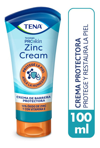 Crema De Barrera Tena Zinc Cream Frasco 100 Ml