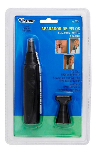 Imagem 2 de 3 de Aparador De Pelos Para Nariz, Orelha E Cabelo