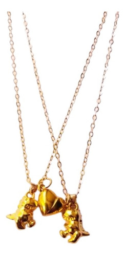Par De Collares Rex Con Iman Para Pareja Amistad