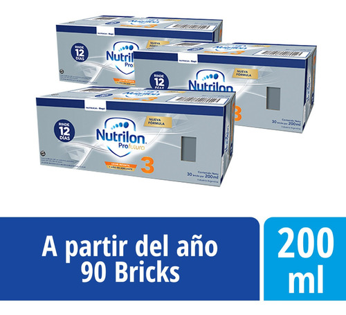 Nutrilon Profutura 3 - Brick 200ml X 90 Unidades