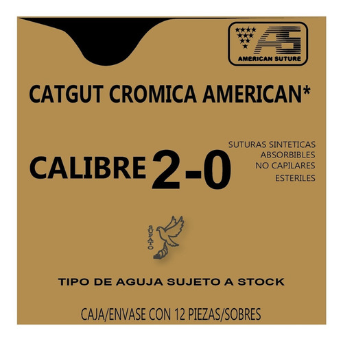 Catgut Cromico 2-0 American