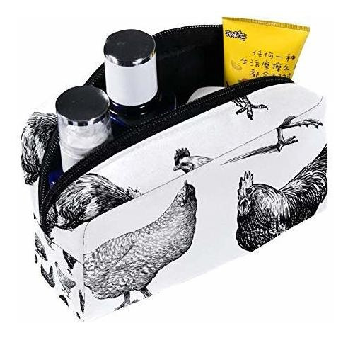 Bolsas Y Estuches Roosters And Hens Sketches Make Up Cosme 