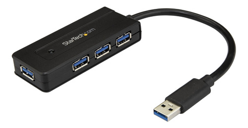 Startech. Com 4 Puertos Usb 3.0 Hub Superspeed 5 Gbps Con Ca