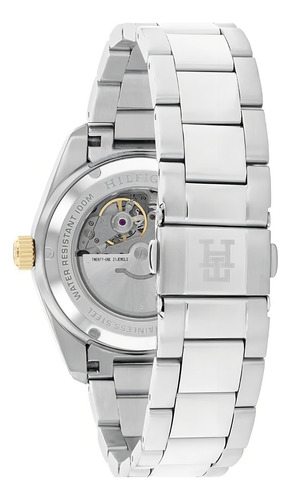 Reloj Tommy Hilfiger Automatico De Acero 1710551 100M Water Resistant