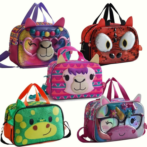 Bolso Zoo Bags Animalitos Tigre Buho Llama Ct Mmk
