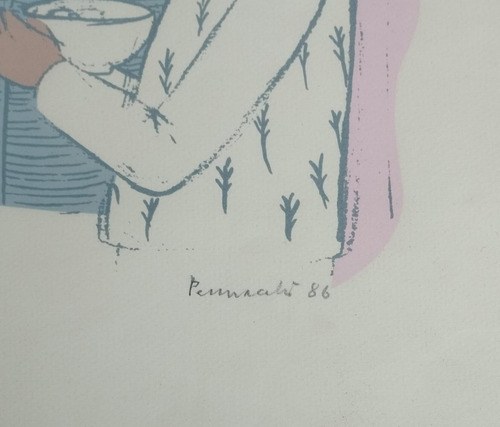 Fulvio Pennachi 1986, Serigrafia 169/195, X 45cm B8 (Usado)